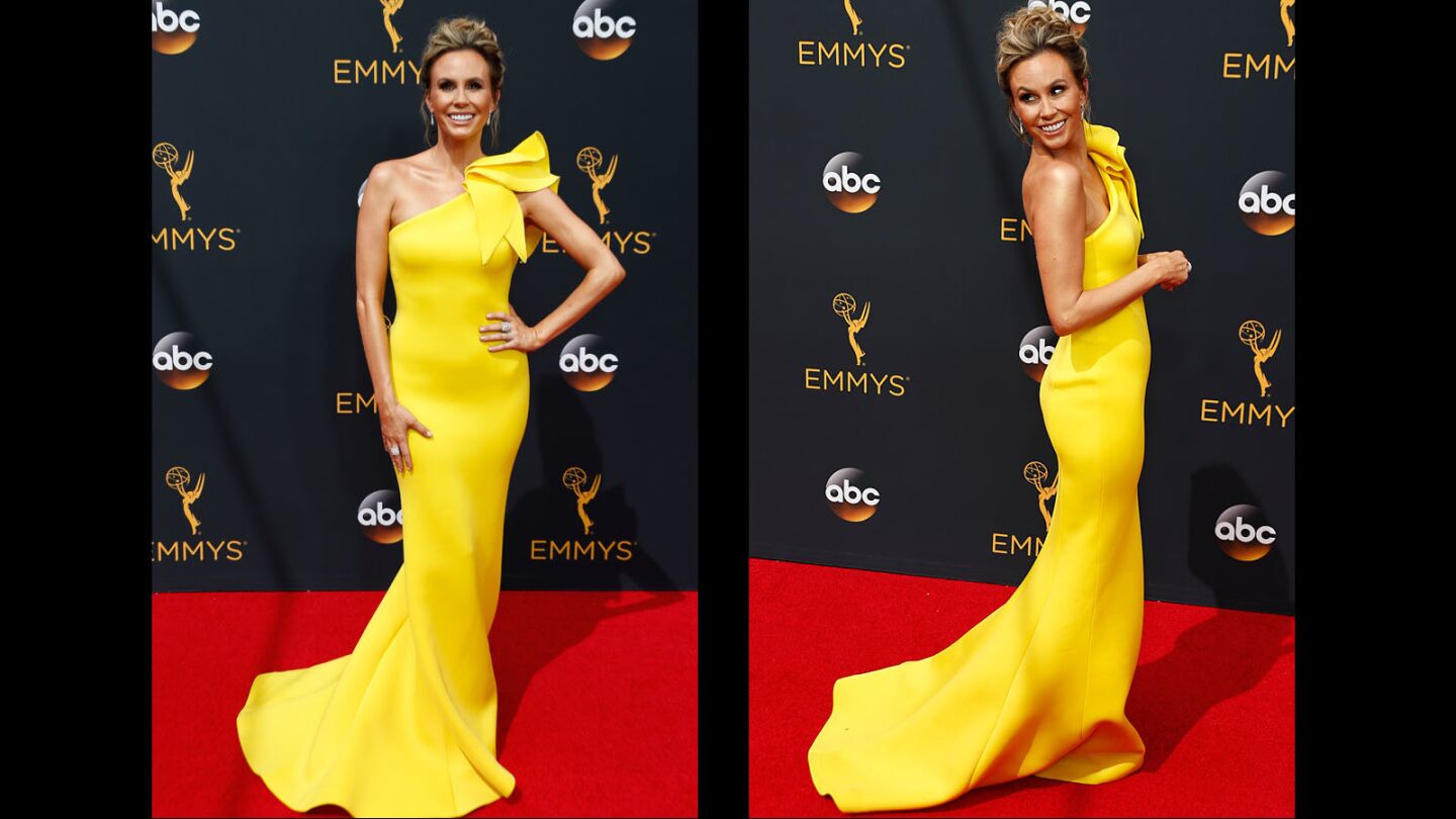 TV personality Keltie Knight at the 68th Primetime Emmy Awards at Microsoft Theater.