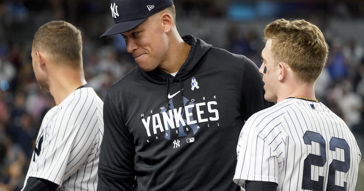 Aaron Judge takes batting practice for first time since toe injury, but  he's still 'not healed