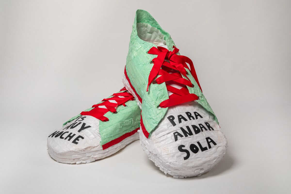 "Text Me When You Get Home: Shoes" (2022) by Diana Benavidez