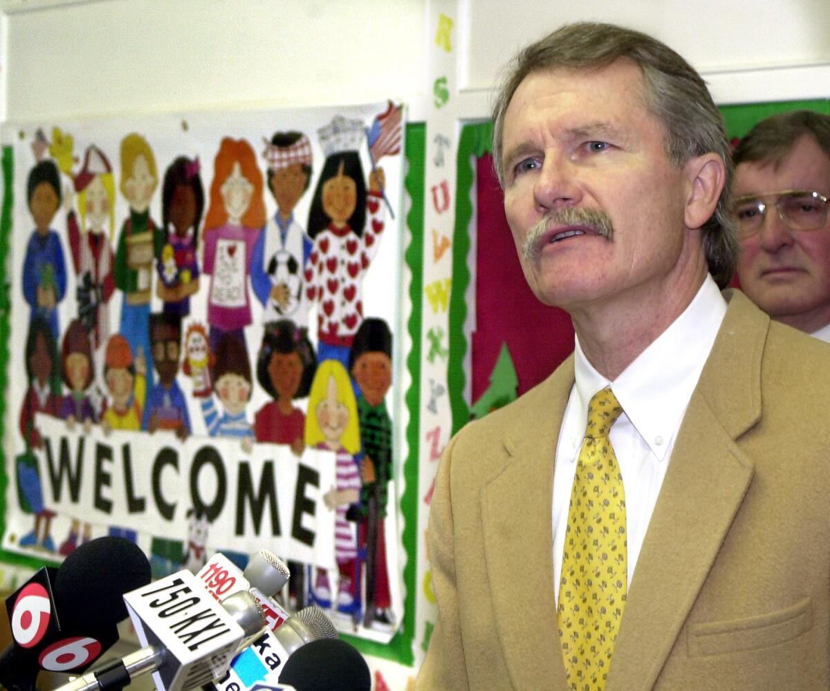 Oregon Gov. John Kitzhaber, whose state has struggled to provide online access to healthcare.