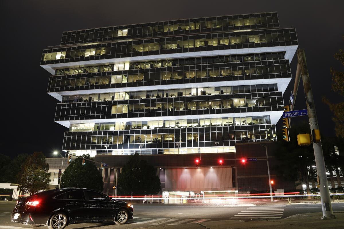 Cars pass Purdue Pharma headquarters in Stamford, Conn., in September 2019.