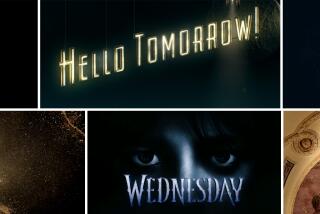 The six Emmy nominees for outstanding main title design.