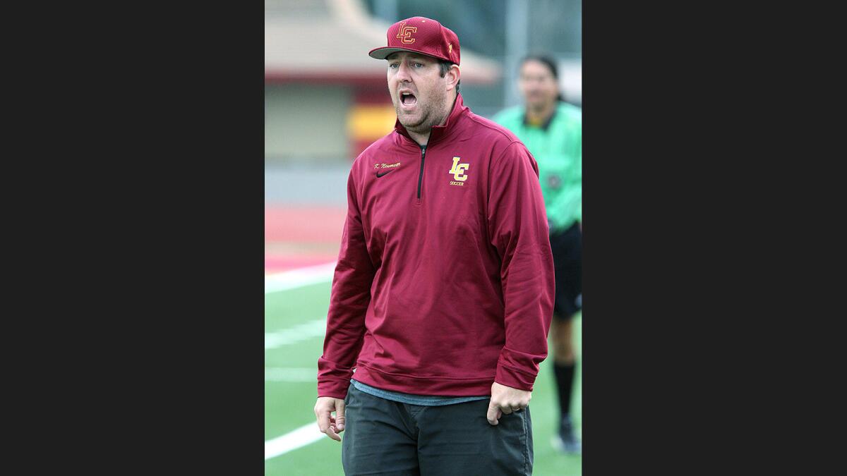 La Cañada High girls' soccer coach Kevin Neumeier and his Spartans will look for a turn-around this season after not making the playoffs last season.