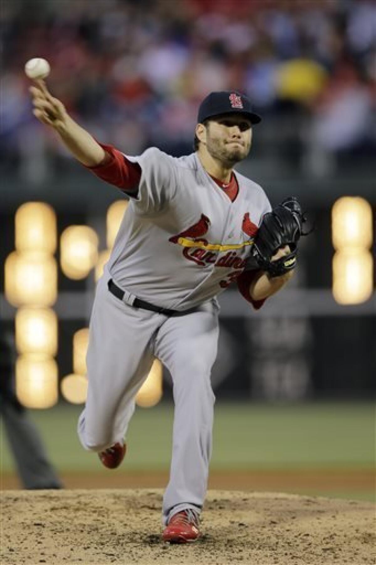 Lynn goes 7 strong to help Cardinals beat Phillies - The San Diego  Union-Tribune