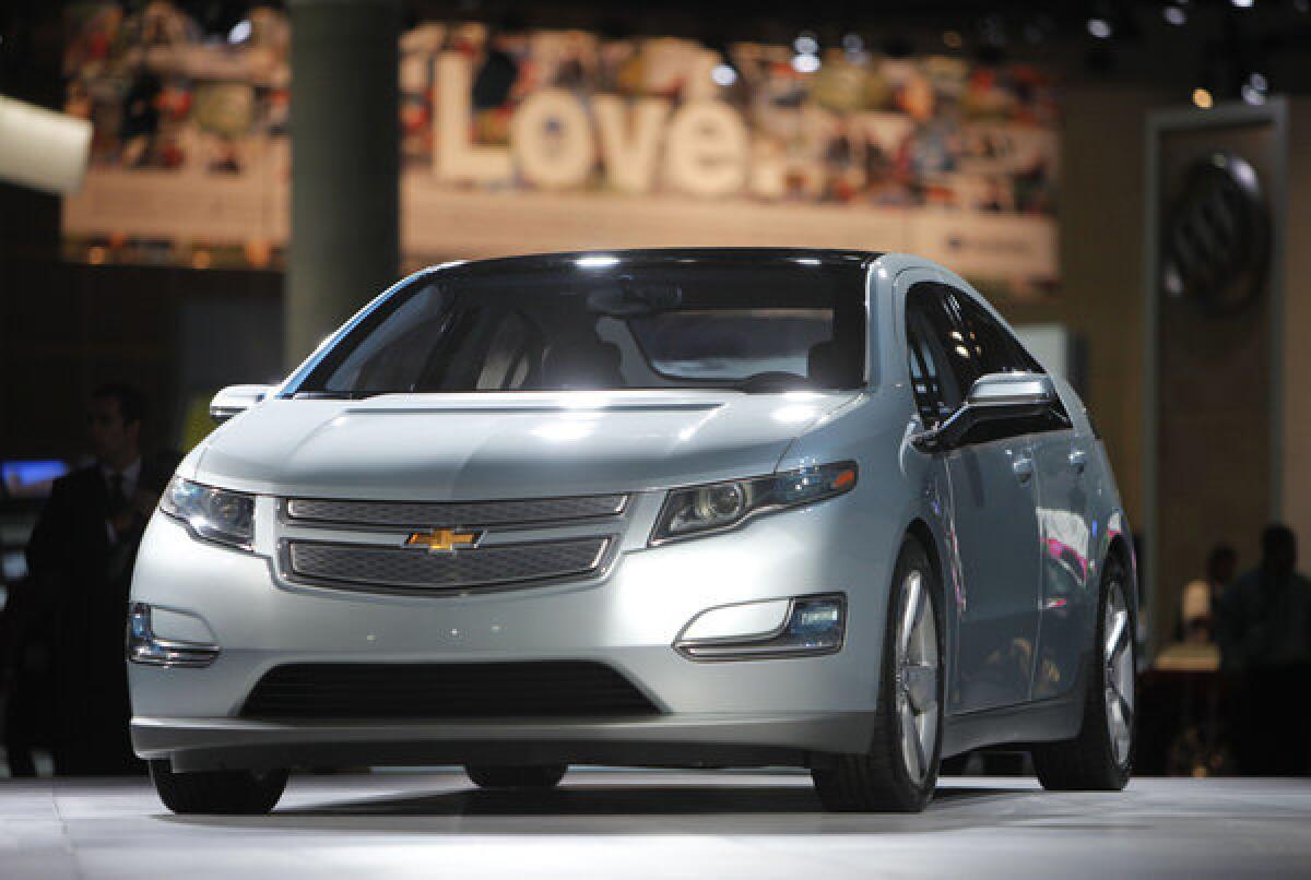 The 2011 Chevrolet Volt debuted at the Los Angeles Auto Show.