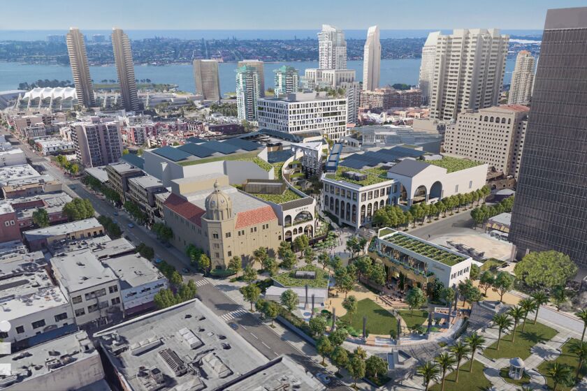 A rendering of the future Horton Plaza Park