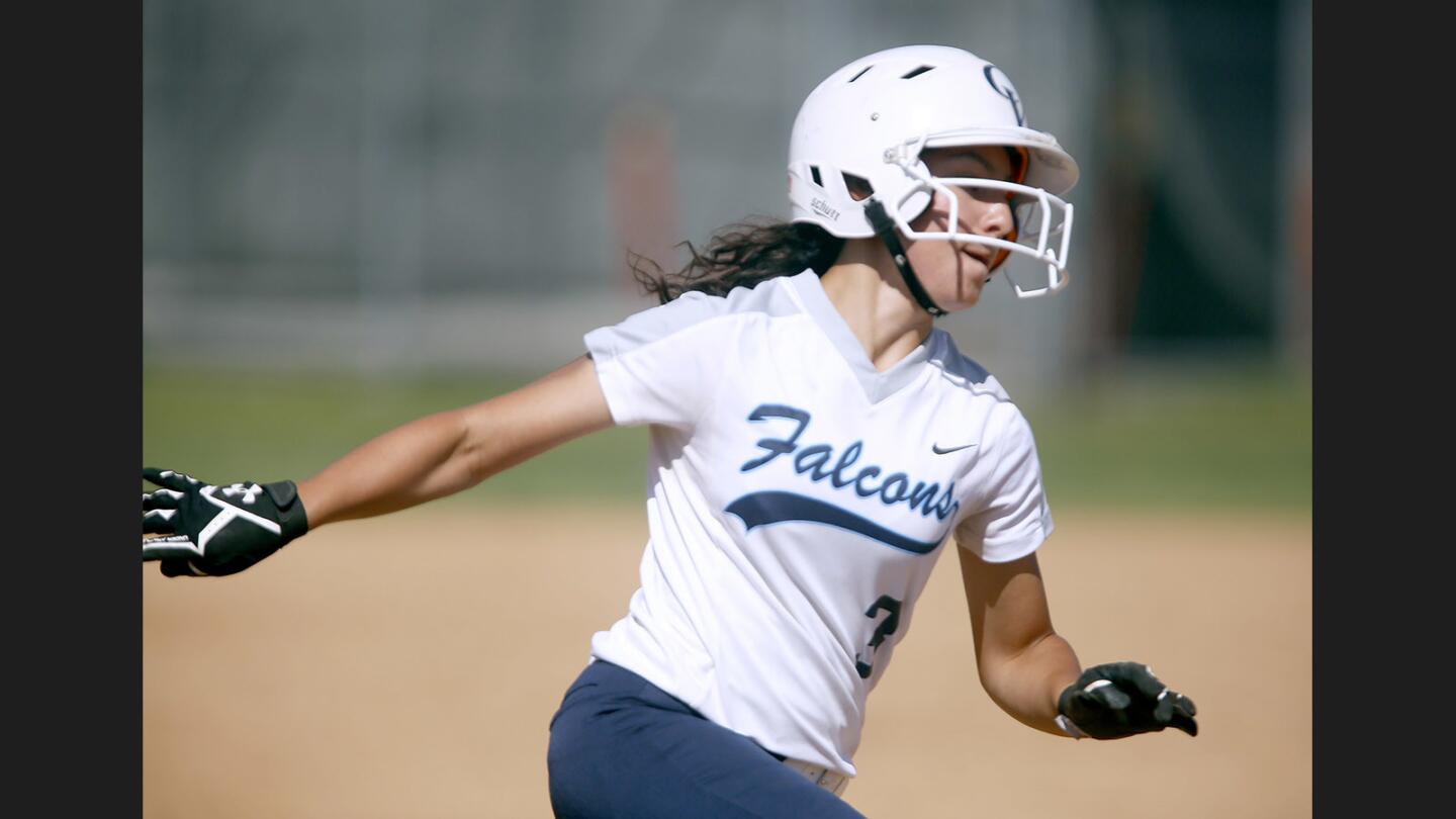 Photo Gallery: Crescenta Valley High School softball wins Pacific League title by defeating Arcadia High School