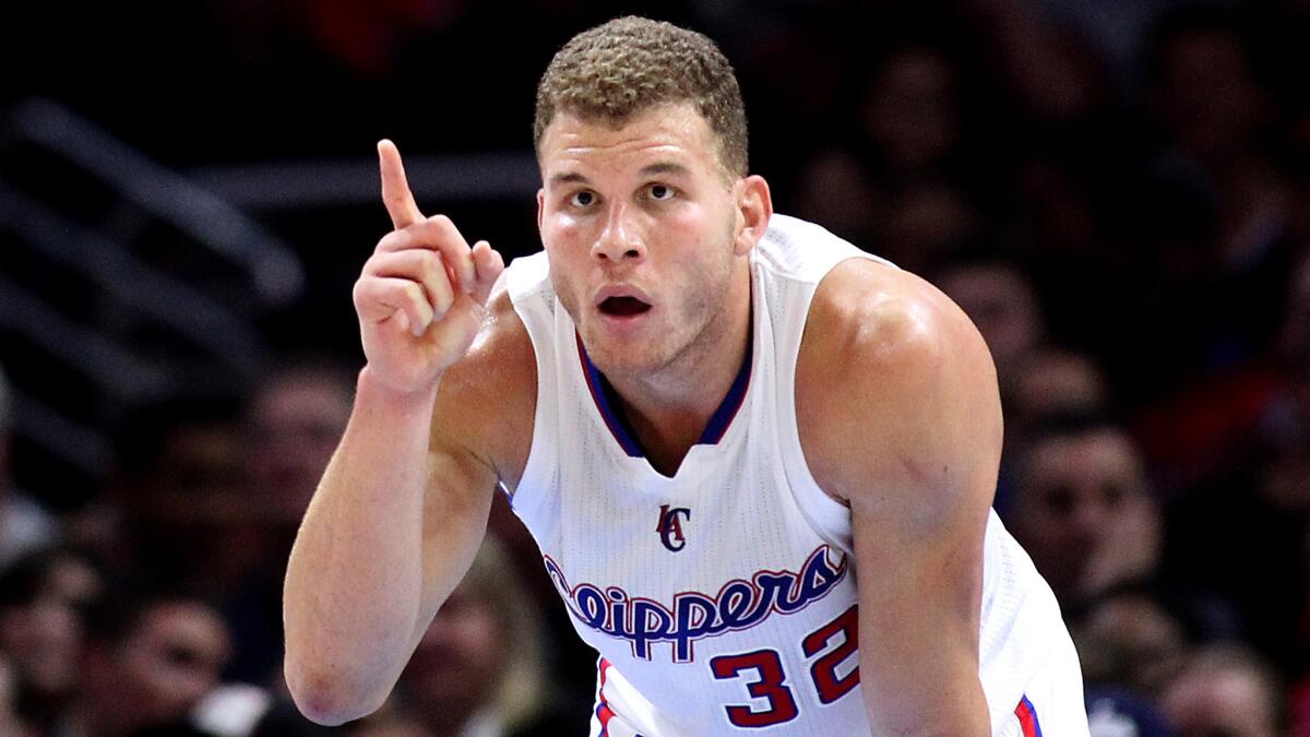 Clippers forward Blake Griffin will return to the lineup Sunday after sitting out since Feb. 8 because of a staph infection.