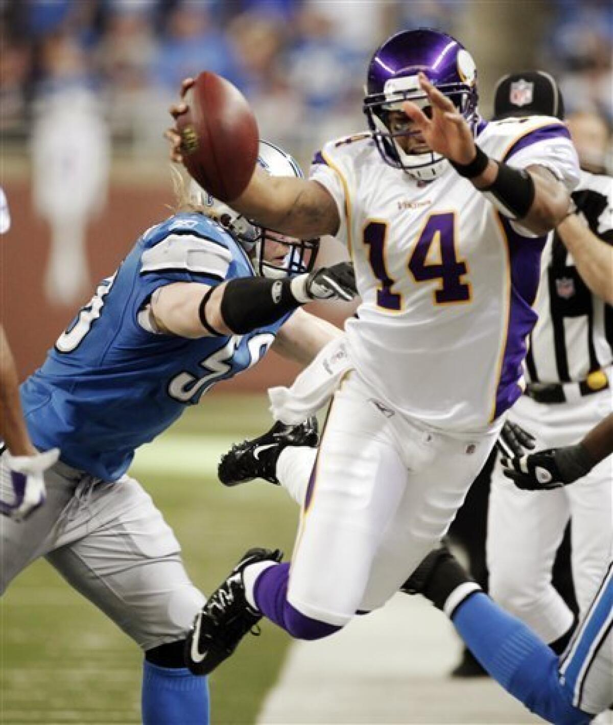 Vikings fumble on final play, lose 34-28 to Lions - The San Diego