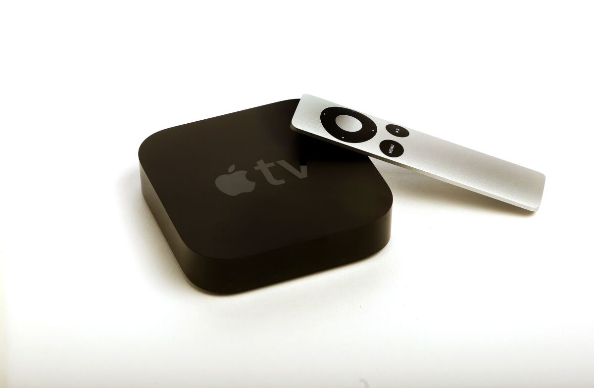 Apple Inc. is in discussions with major TV programmers, including Fox, CBS and ABC, to create a "skinny" TV service that would be available through it's Apple TV box.
