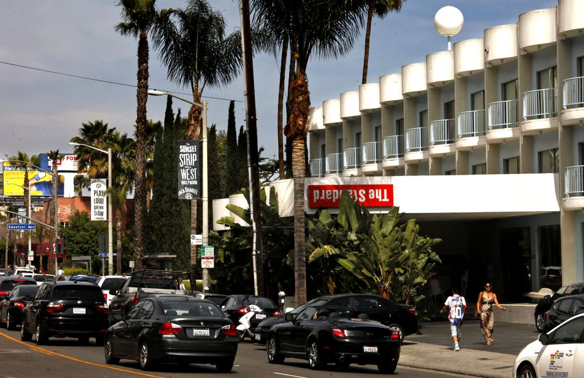 The Standard hotel in West Hollywood in 2014 