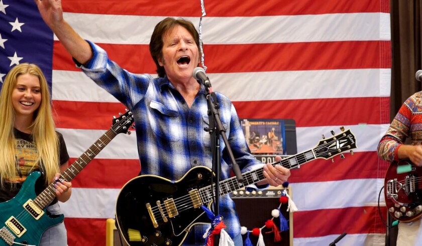 Kelsey Fogerty and her famous father, John Fogerty