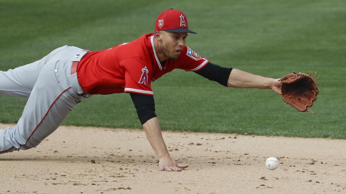 The Angels have plenty of Gold Glove winners in the field, including three-time recipient Andrelton Simmons at shortstop.