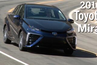 Checking out the 2016 Toyota Mirai