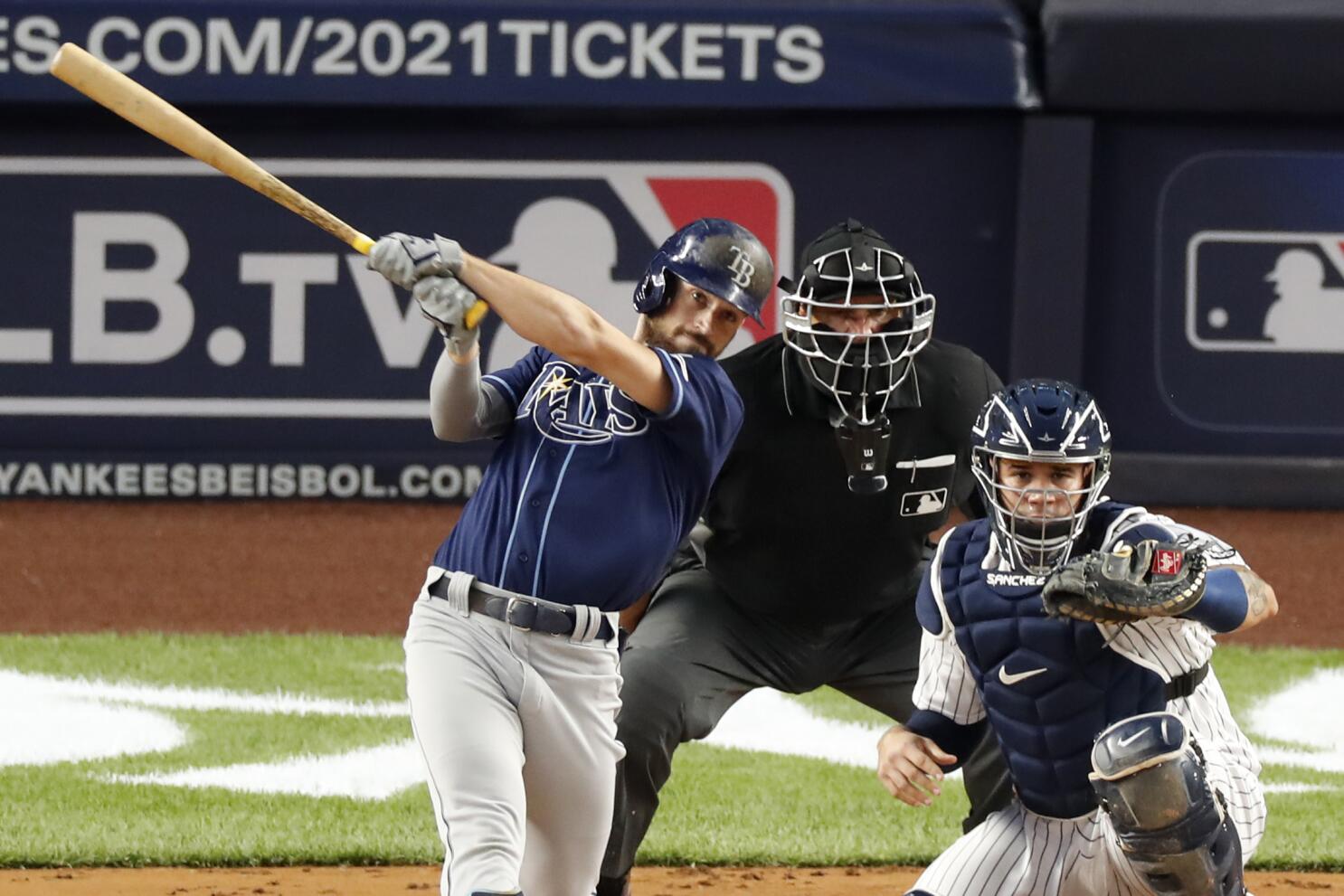 Rays beat Yankees again, cut AL East lead to 4 games