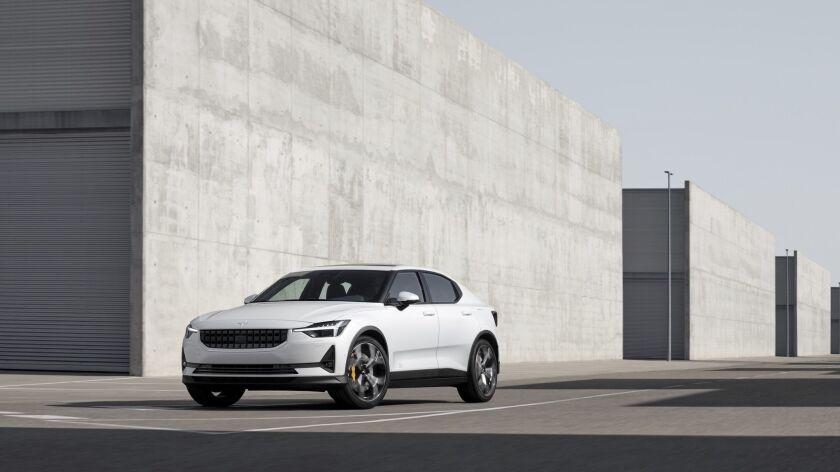 Volvo's first all-electric car is the Polestar 2.