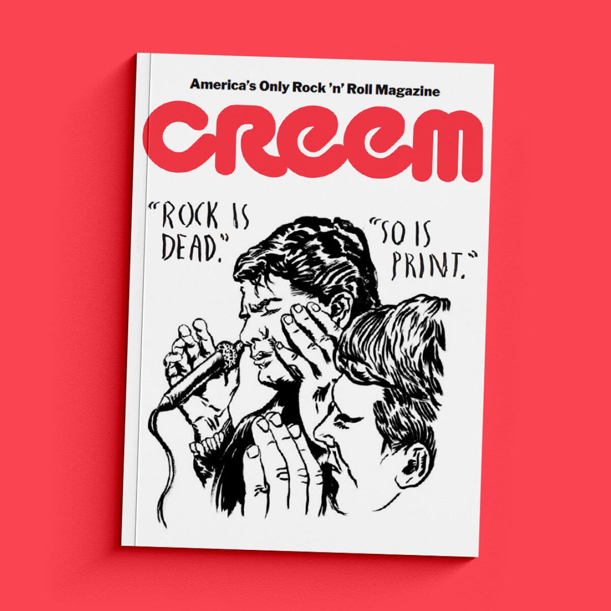 This image shows the September 2022 issue of Creem. The magazine, which billed itself as “America's only rock ‘n’ roll magazine” during two decades of existence that ended in 1989, is being revived this fall. (Creem via AP)