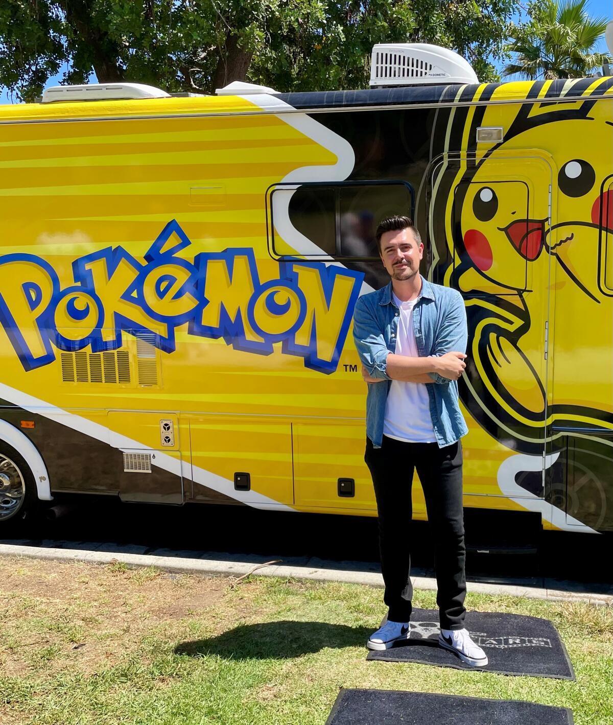 Anaheim Hills ad exec Alex Hodges, seen in 2023, is a social media influencer within the world of Pokémon fandom.