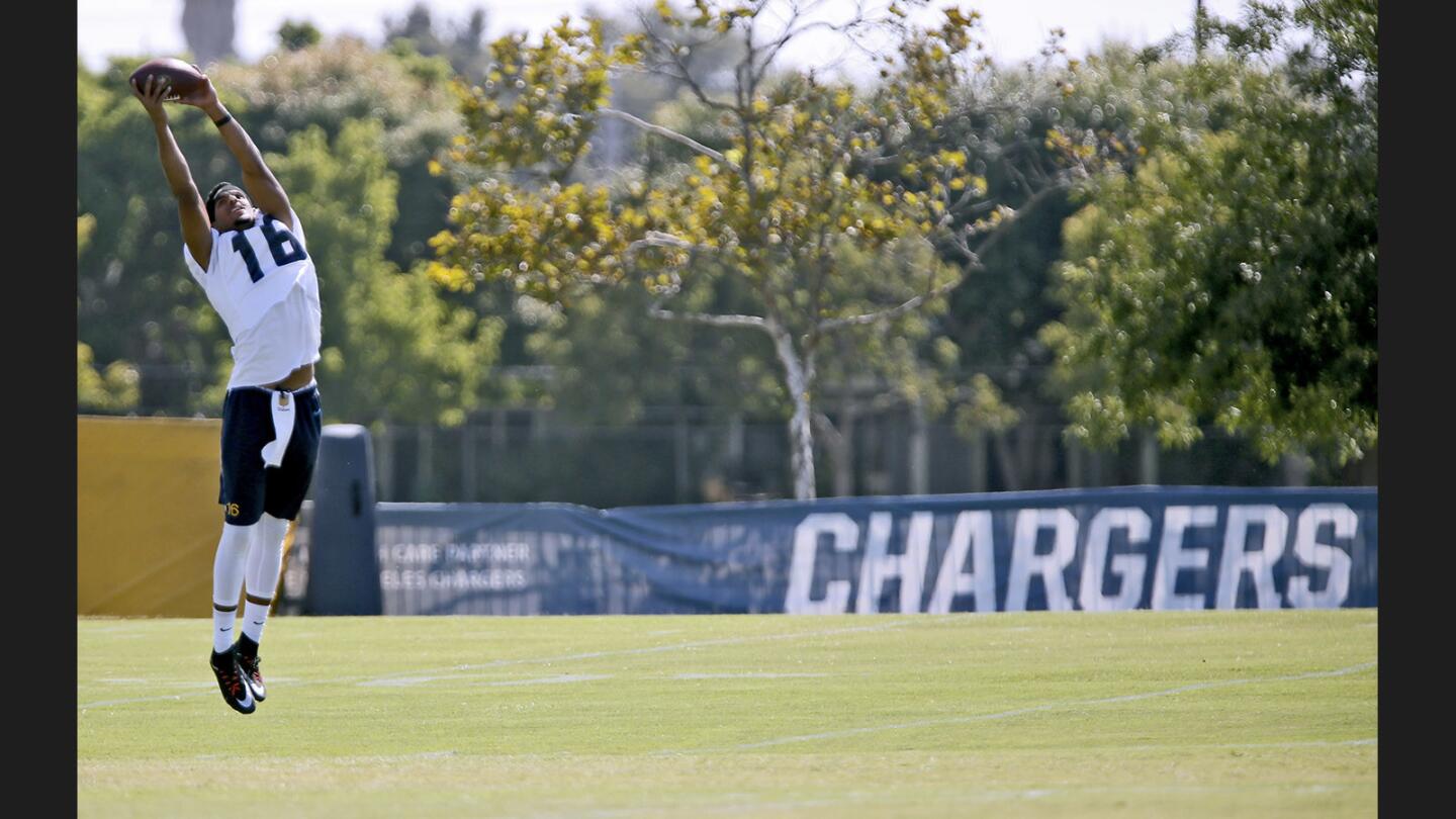 Los Angeles Chargers' Reed, Williams and the team at training camp