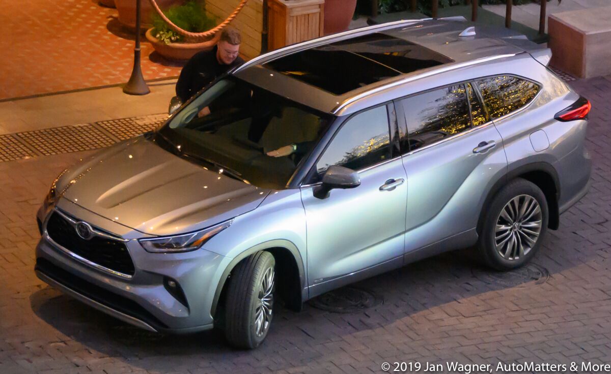 Flowing curves of the 2020 Toyota Highlander