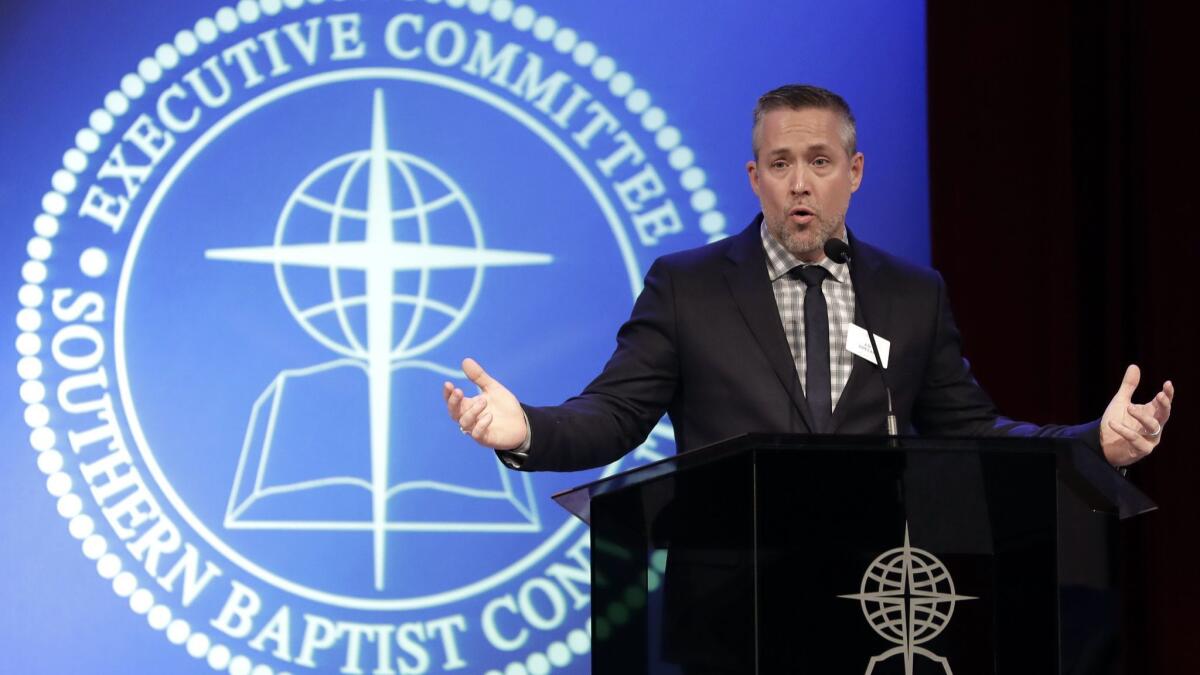 Southern Baptist Convention President J.D. Greear in February.