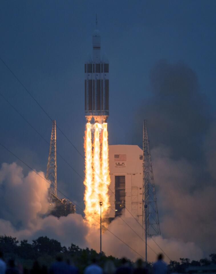 NASA Orion spacecraft lifts off