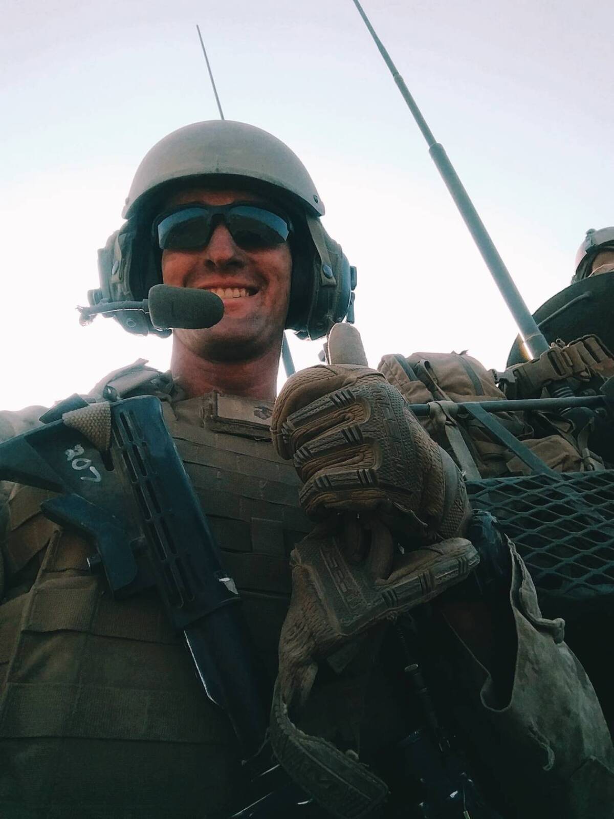 Undated photo of Marine 1st Lt. Conor McDowell in the field at Camp Pendleton.
