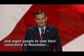 Ted Cruz gets booed at the RNC