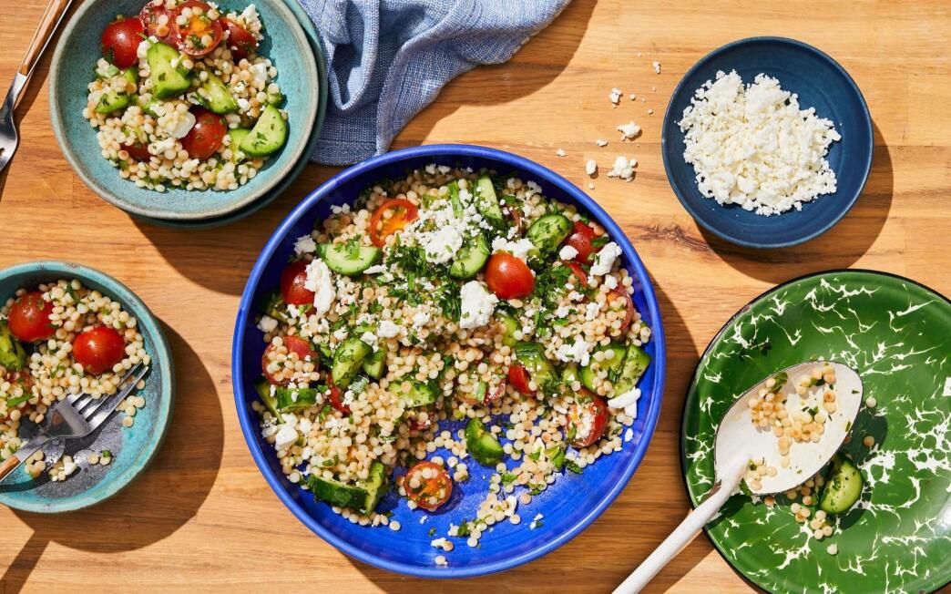 Summer Salad with Israeli Couscous