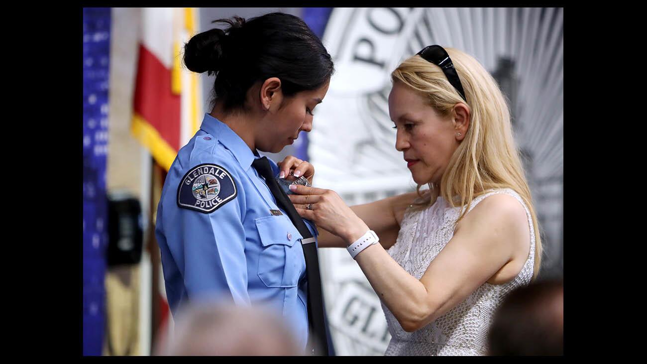 Photo Gallery: Glendale police holds swear in ceremony for new officers