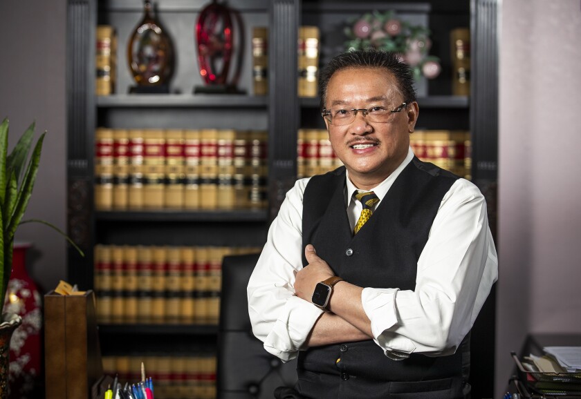 Fountain Valley Mayor Michael Vo is one of 5 candidates for a seat on the Orange County Board of Supervisors.
