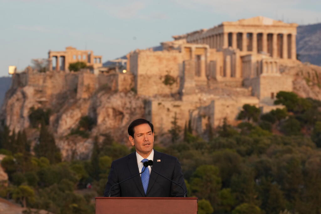 Rubio, in Greece, calls for the West to restore founding democratic ...