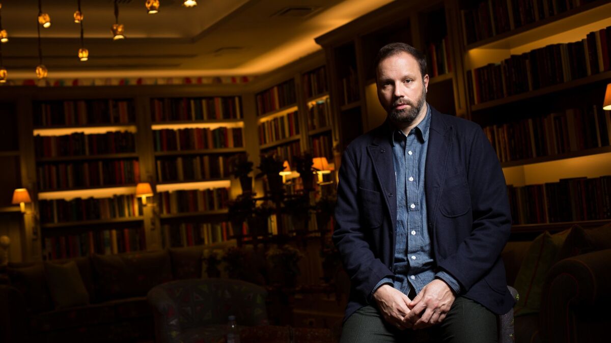 Yorgos Lanthimos, director of "The Favourite, " sits for a portrait at the Whitby Hotel on November 13, 2018 in New York City.