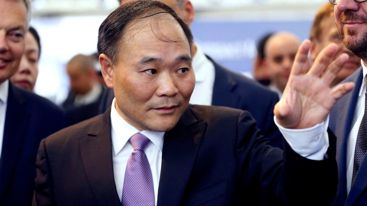 Chinese billionaire Li Shufu controls Geely, which already owns Volvo Cars.
