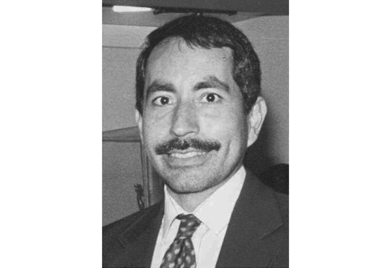 Wyandotte County (Kan.) District Court Judge Carlos Murguia, is seen in an undated black and white photo. The House Judiciary Committee questioned the adequacy of the protections against workplace harassment and misconduct in the judicial branch after a federal judge in Kansas was publicly reprimanded for sexually harassing female employees and having an extramarital affair with an offender. The Judicial Council for the 10th U.S. Circuit admonished U.S. District Judge Carlos Murguia last September for subjecting employees to sexually suggestive comments, inappropriate text messages and non-work contact. (AP Photo/The Kansas City Star via AP)