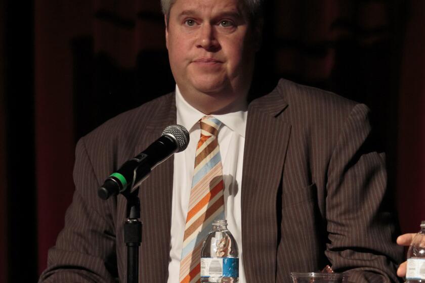 "Never live your life in such a way that you have to regret anything," Daniel Handler, a.k.a. Lemony Snicket, told the audience at Sunday's Festival of Books. "That's sound."