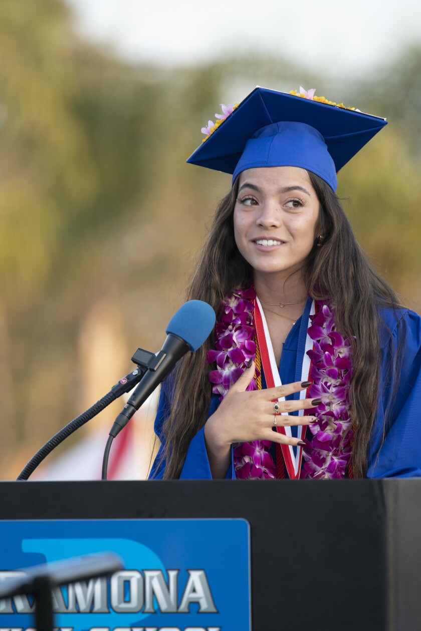 Ramona High School S Class Of 2021 Celebrates Past And Future At Graduation Ceremony Ramona Sentinel Ramona High School Graduation 2022
