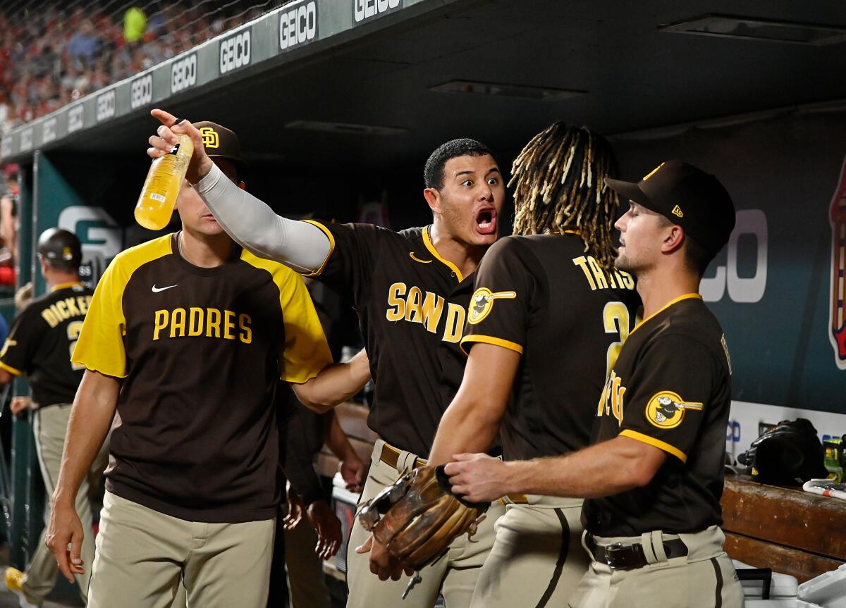 Padres show off new brown uniforms - The San Diego Union-Tribune