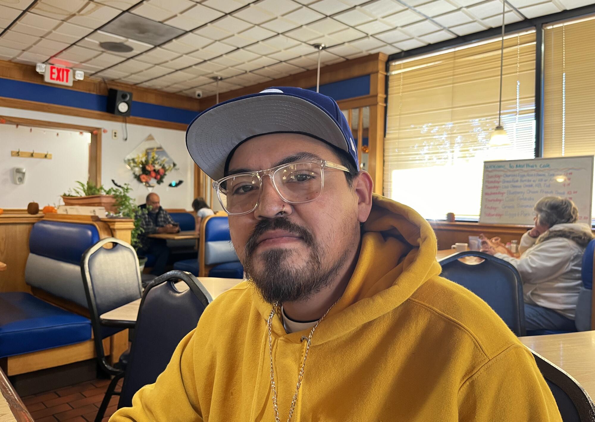 Daniel Santos, 36, who works for a water company in Racine, Wis., is undecided in the presidential race.