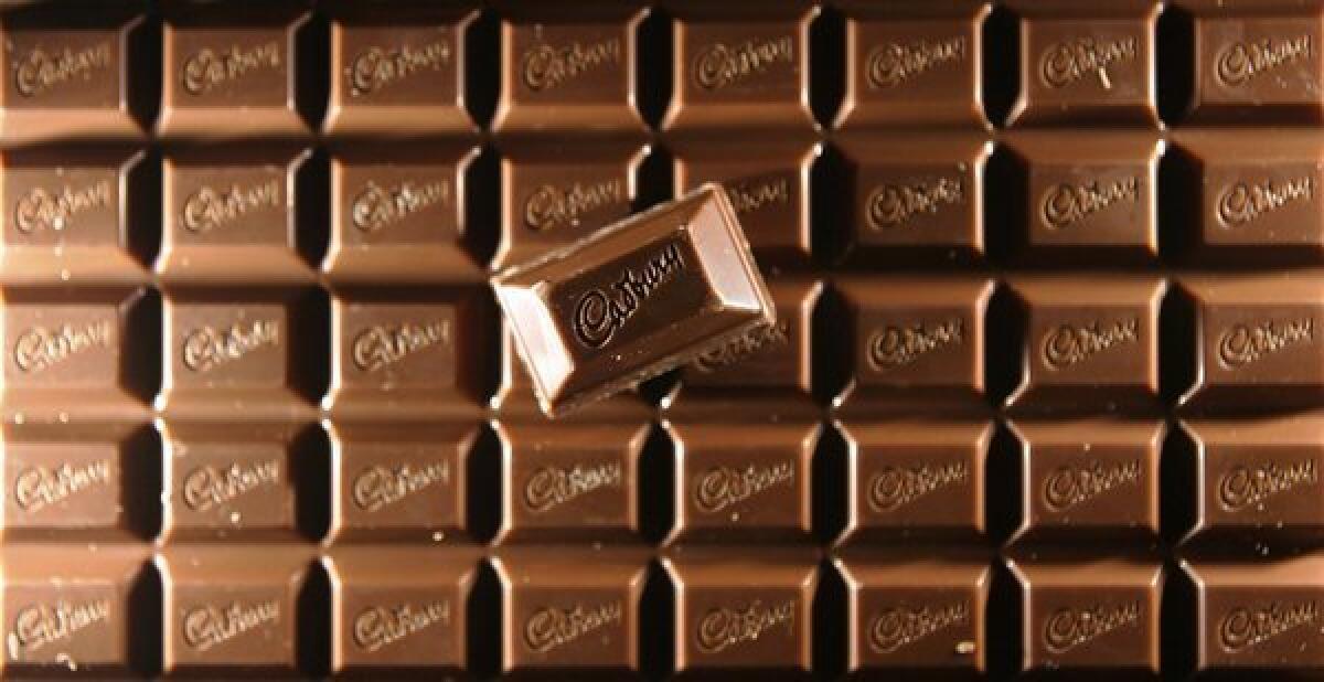 A patent application from Cadbury reveals non-melting chocolate innovation.
