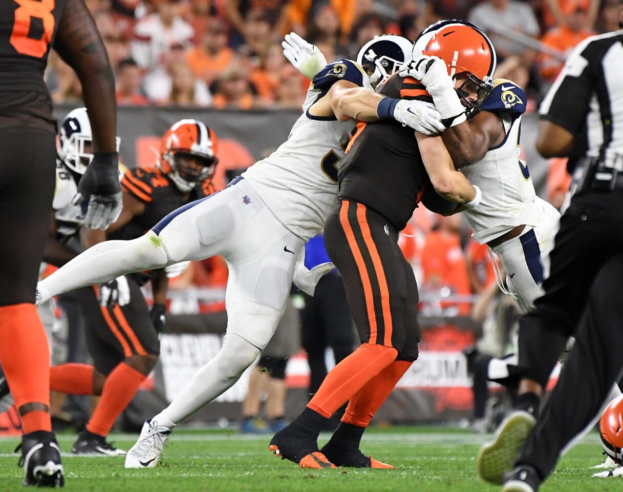 Clay Matthews, Dante Fowler Jr., Baker Mayfield