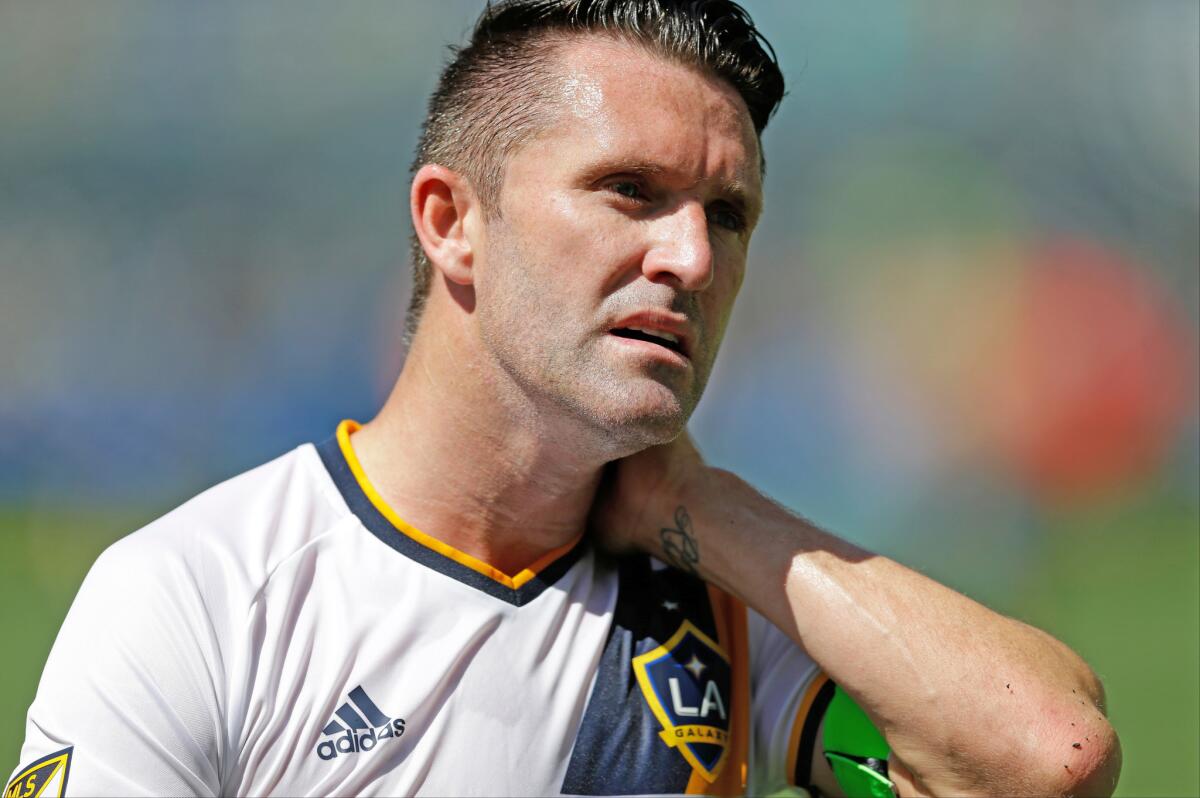 Robbie Keane won't be able to play against Real Salt Lake.