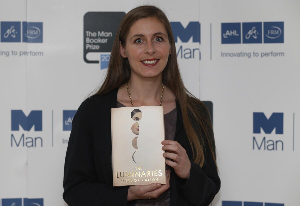 Eleanor Catton, winner of the 2013 Man Booker Prize for her novel "The Luminaries."