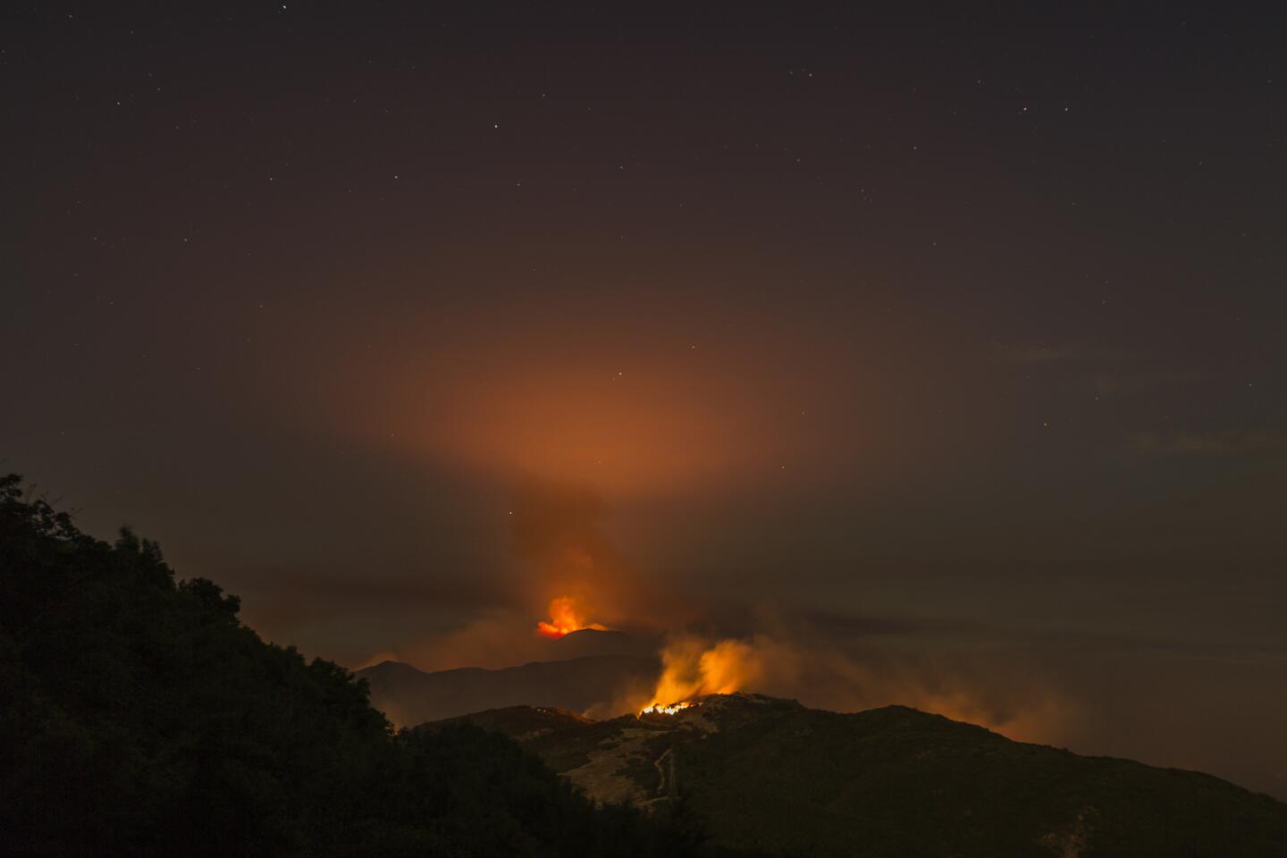 Wildfires across California