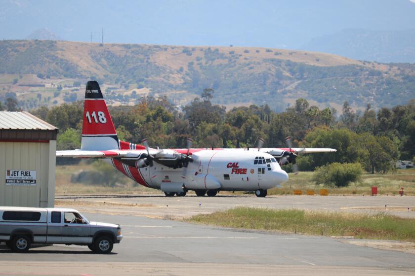 The Ramona Air Attack Base will be receiving one of seven C-130 tanker planes newly outfitted for fighting fires.