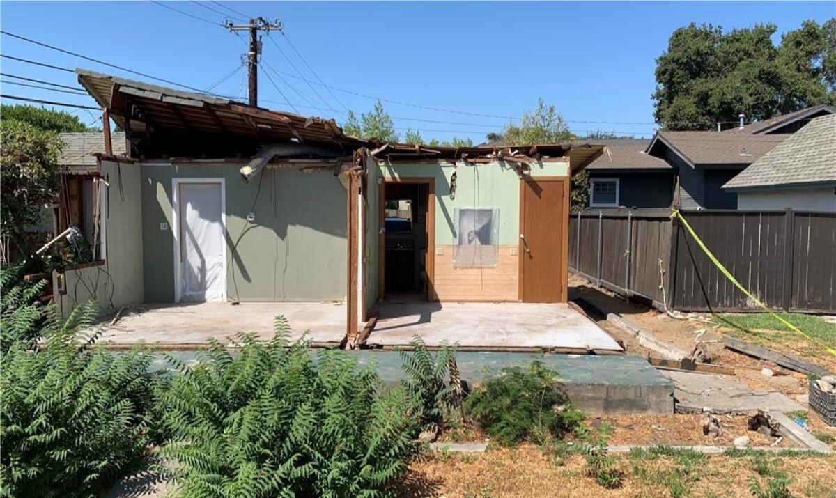 Half a house, half a million: A tree-crushed home hits the market