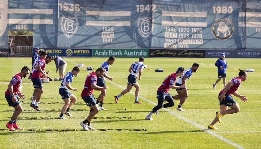 Australia Rugby League Tackling A Restart