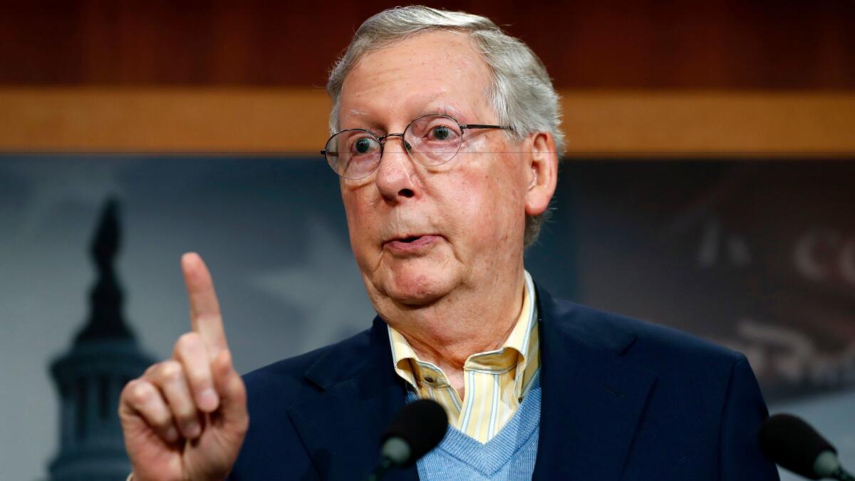 Senate Majority Leader Mitch McConnell