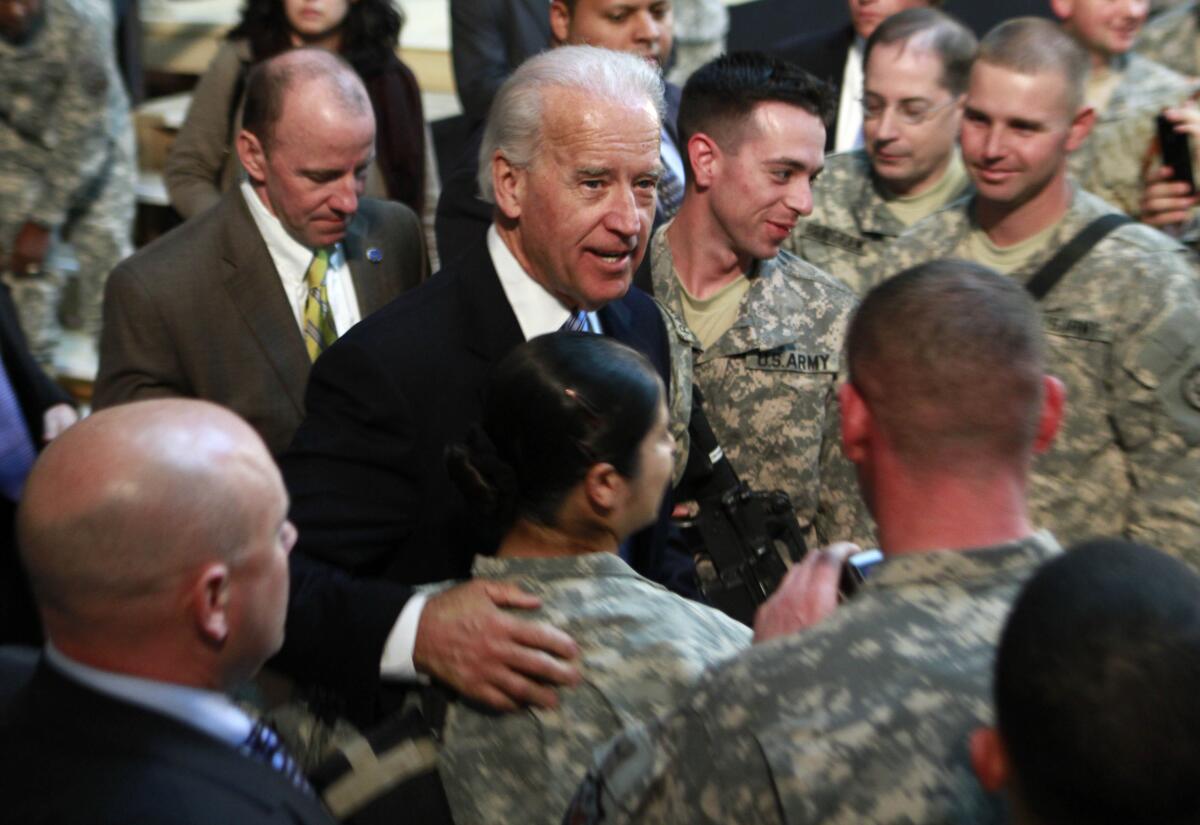  Joe Biden in Baghdad in 2011. 