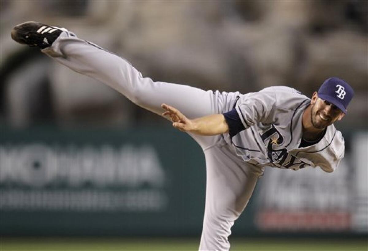 James Shields throws out first pitch on Rays Opening Day 2023